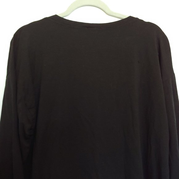 Eileen Fisher womens soft black long sleeve pullover sweater Large - Picture 8 of 12